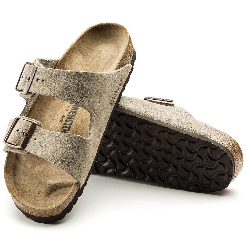 Birkenstock Arizona BS Taupe (new with box)